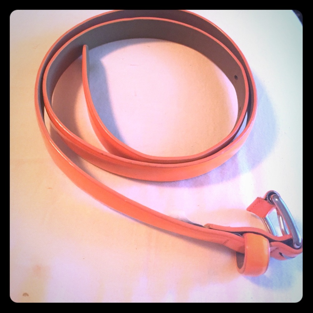 Bright orange belt