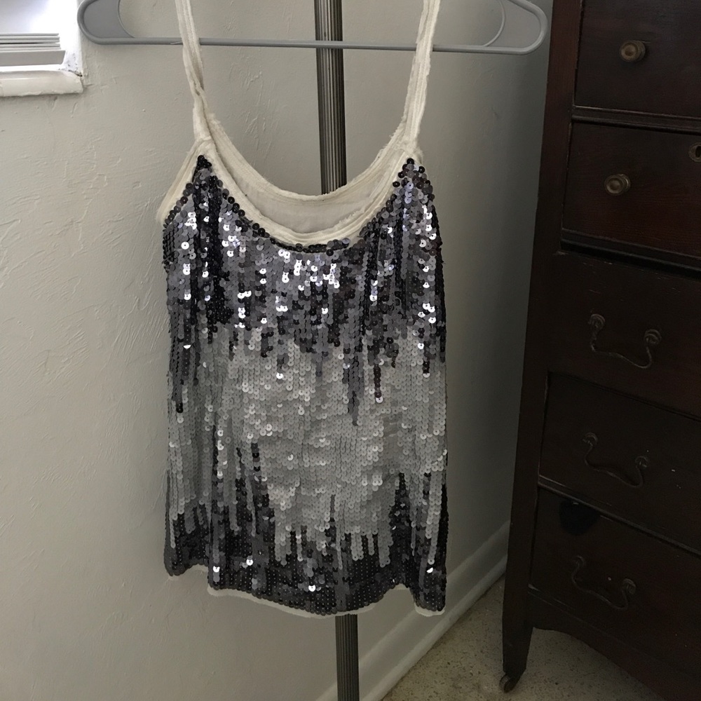 Sequin tank top