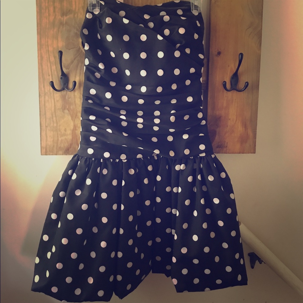 Light pink polka dot dress!