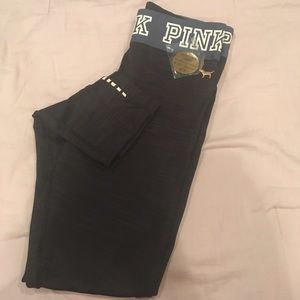 PINK fleece lined leggings