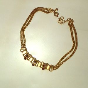 J. Crew double chain necklace