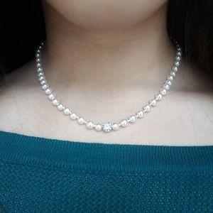 Swarovski Pearl and Crystal Necklace
