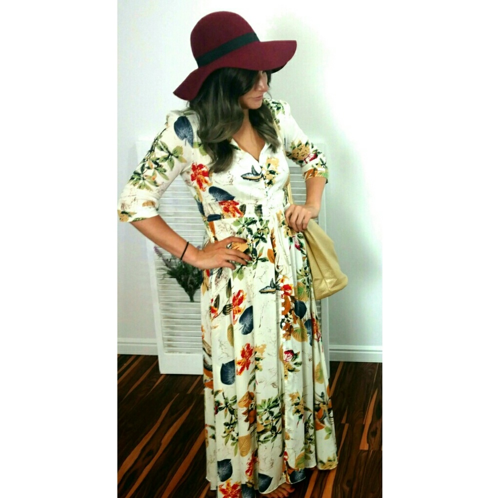 🎀HP🎀 🌿 BUTTON DOWN MAXI🌿🌿 - Picture 5 of 8