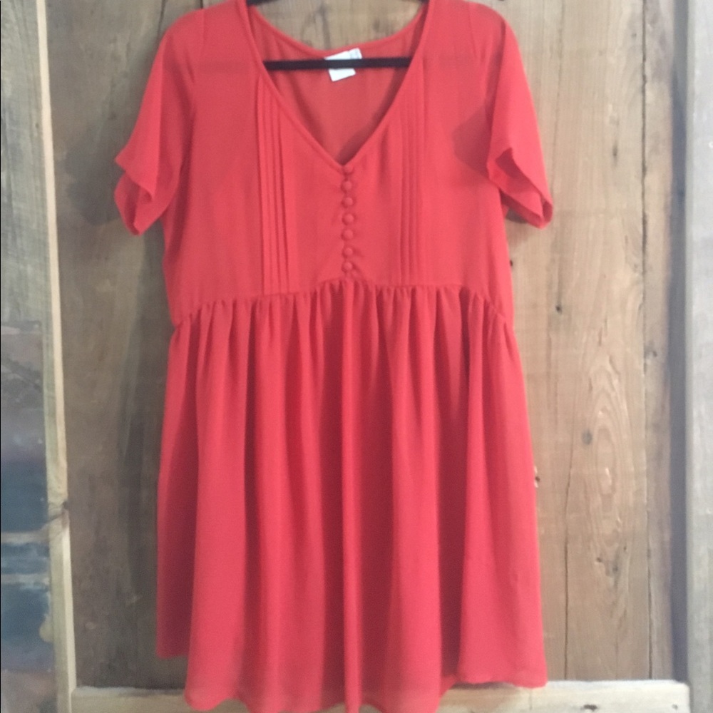 ASOS red dress