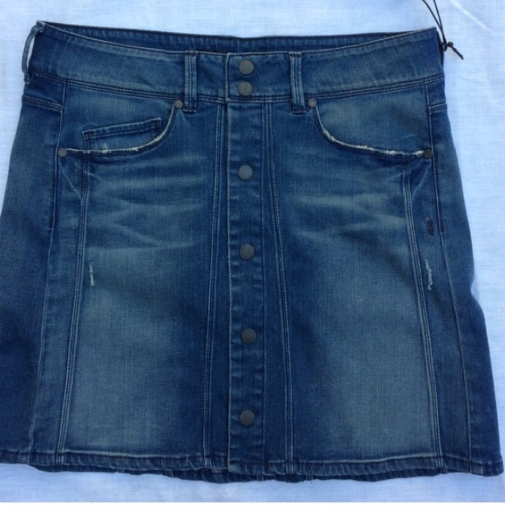 🌹NWT genetic denim jean mini skirt Sz27 4 pockets