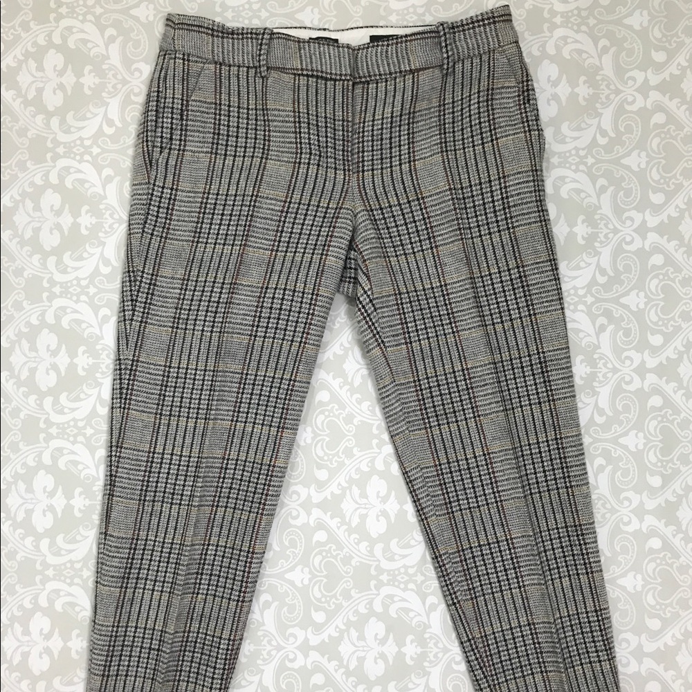 Plaid, wool, "city fit"