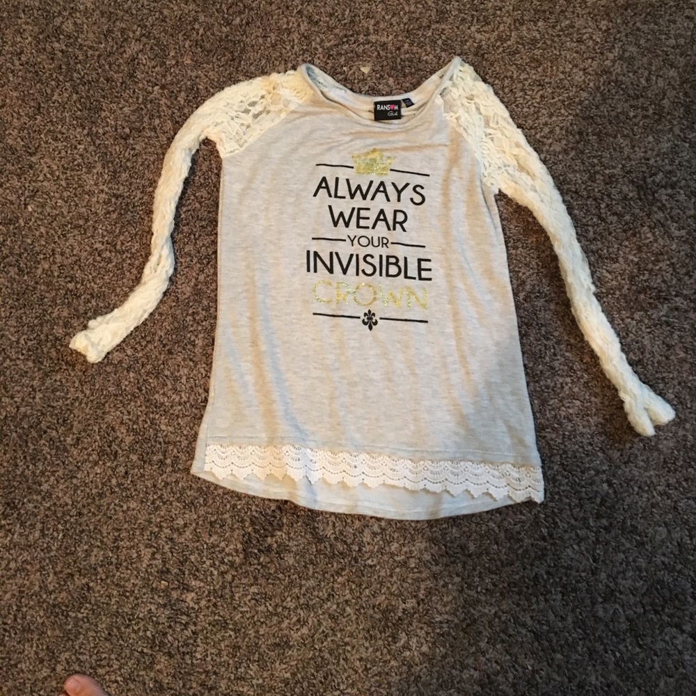 From Dillard's kids section long sleeve