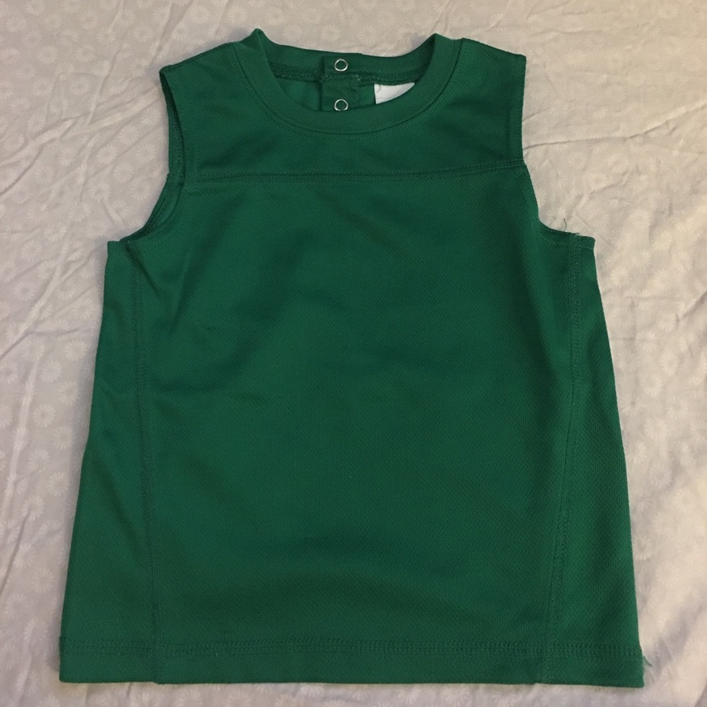 Green tank top for boys