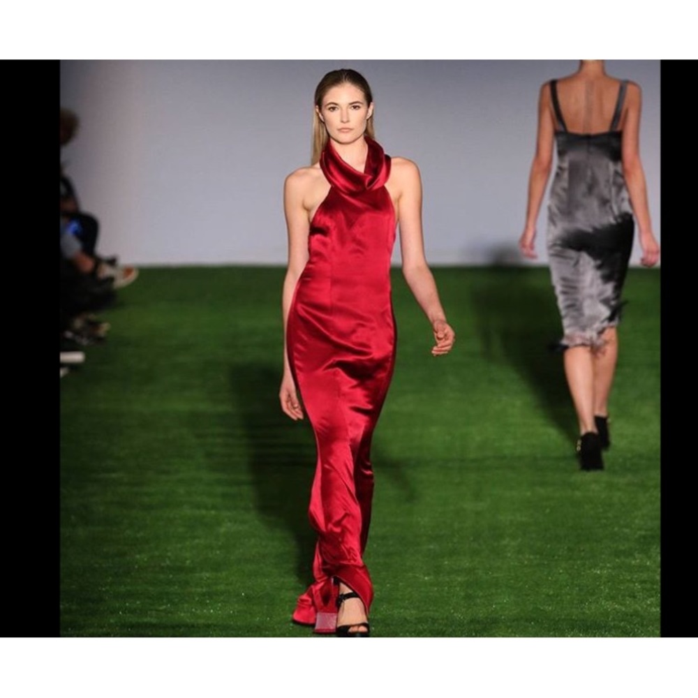 Pure Silk Evening Gown