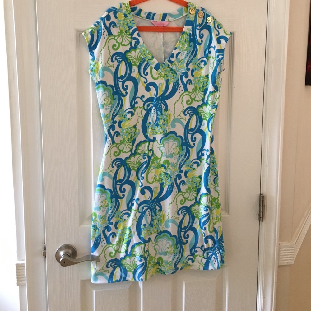 Lilly Pulitzer print dress.