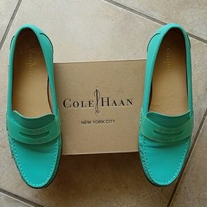 Cole haan lime green shoes