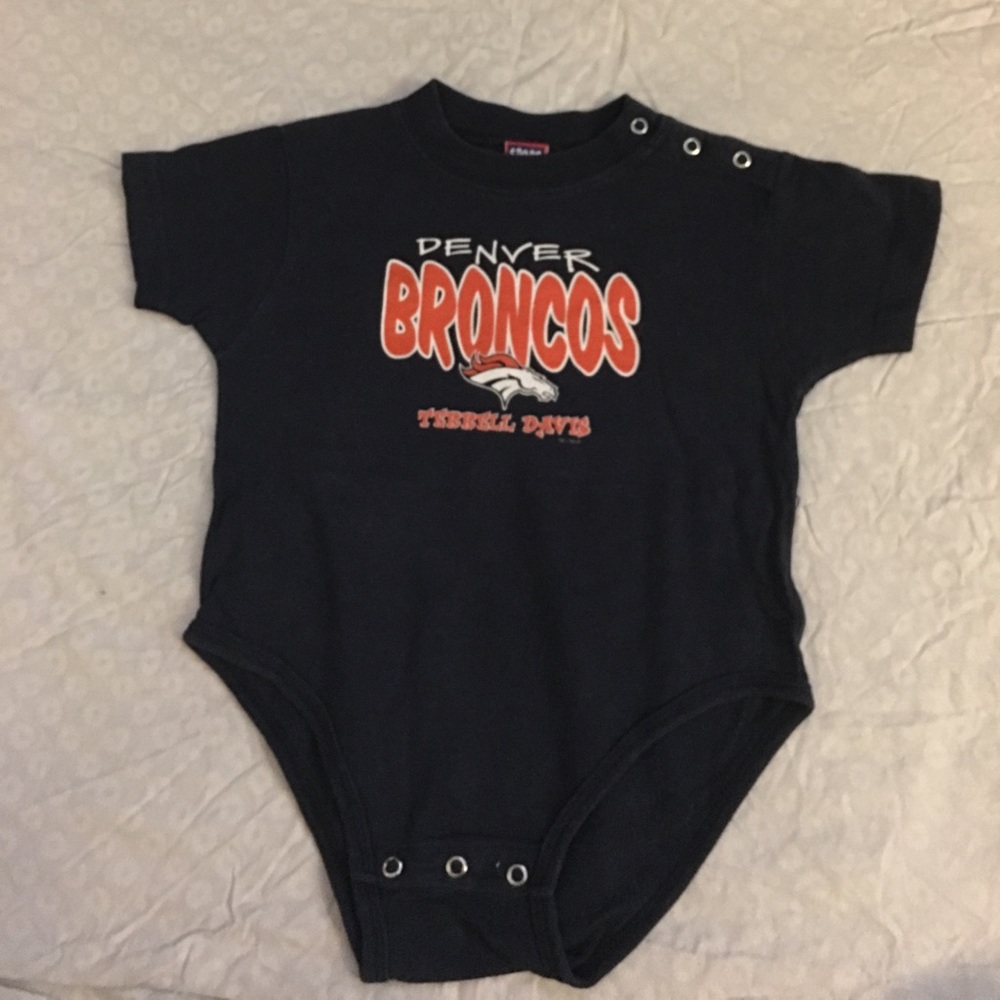 Denver Broncos Terrell Davis onesie