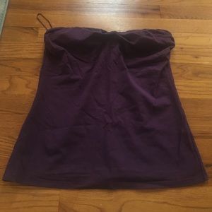 Plum tube top