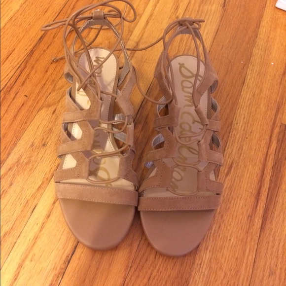 Sam Edelman Shoes - Sam Edelman tie up sandals size 6 nwot