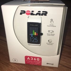 NEW Polar A360 Fitness Tracker Watch, White