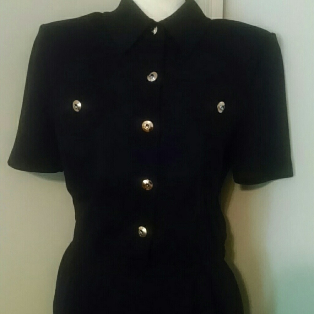 St. John short sleeve jumpsuit