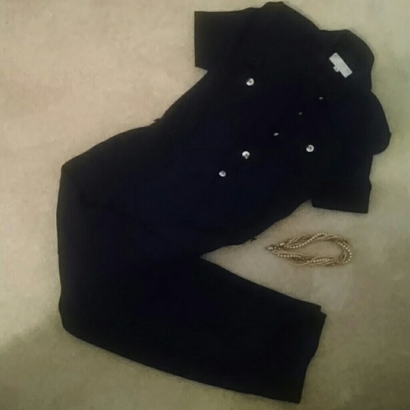 St. John short sleeve jumpsuit - Picture 2 of 7