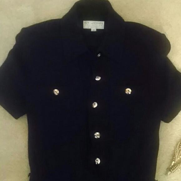 St. John short sleeve jumpsuit - Picture 7 of 7