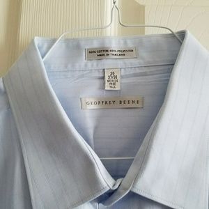 Geoffrey Beene 20 37/38 Tall LS Dress Shirt