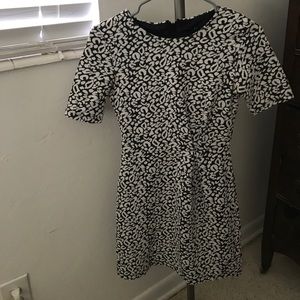 Mini leopard print dress