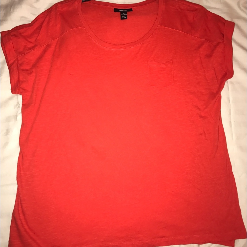 Style and Co Orange Tee-shirt