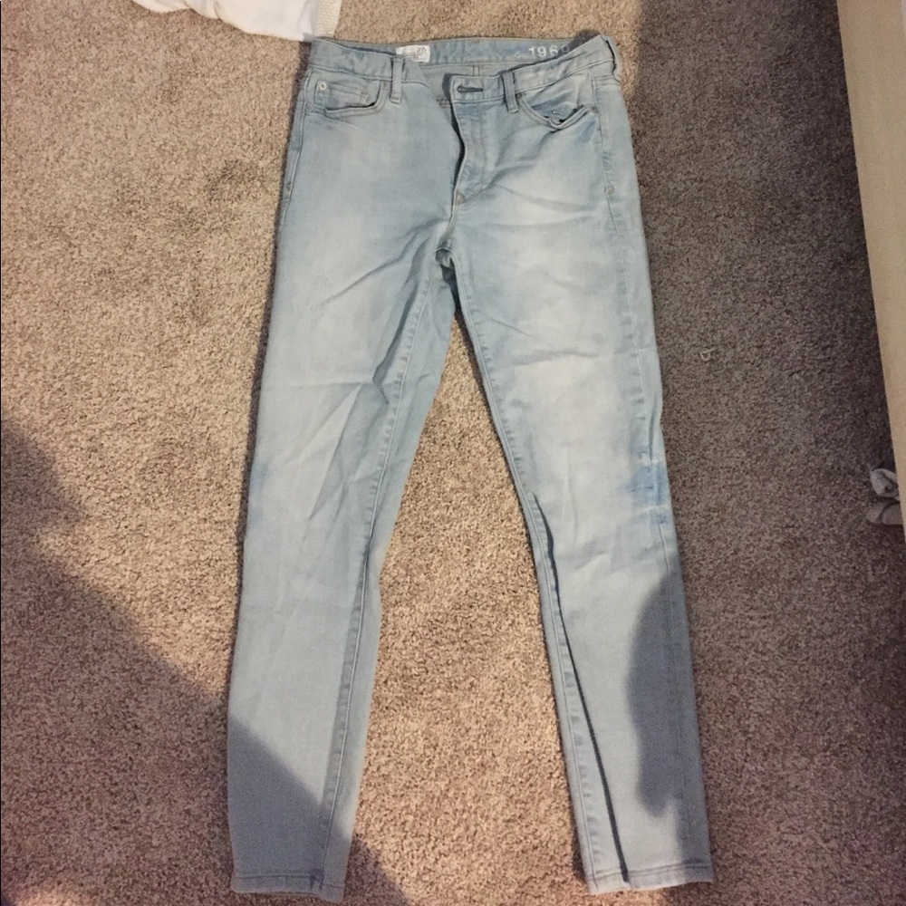 Gap always skinny high rise jeans