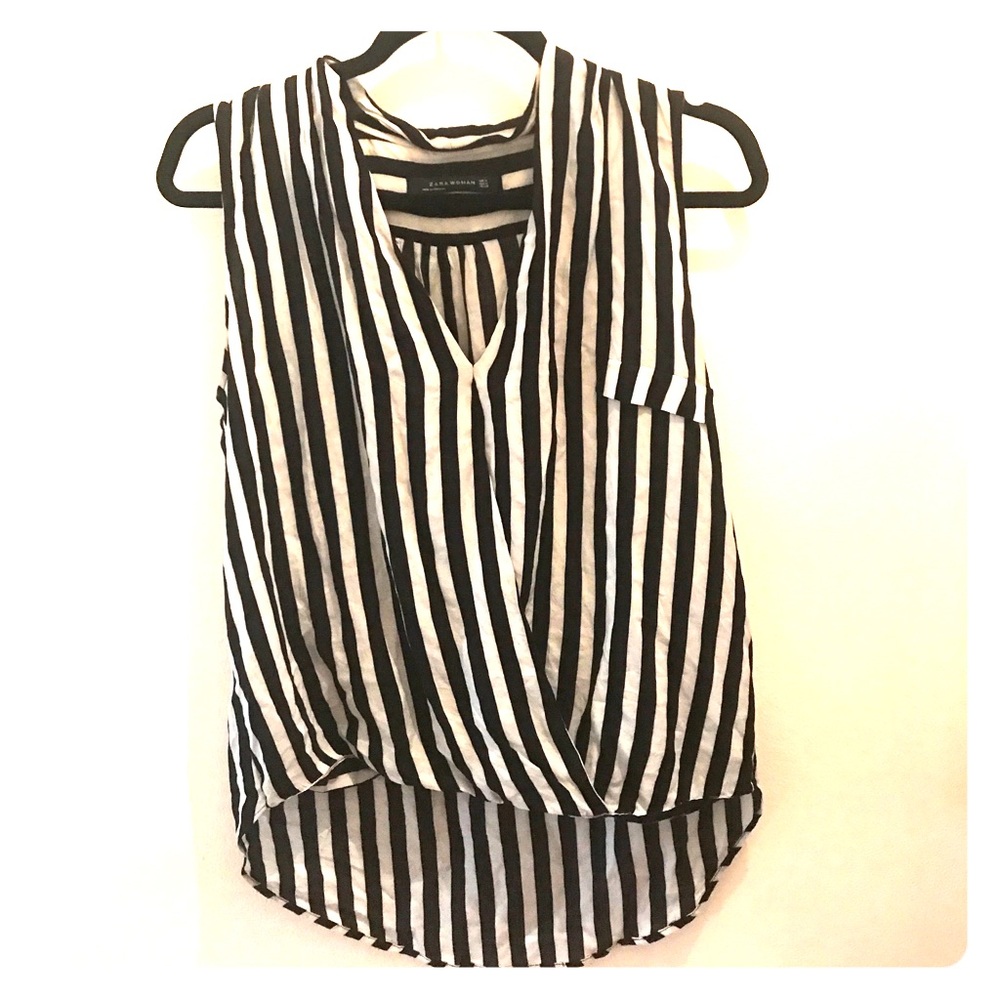 ZARA Woman high low blouse