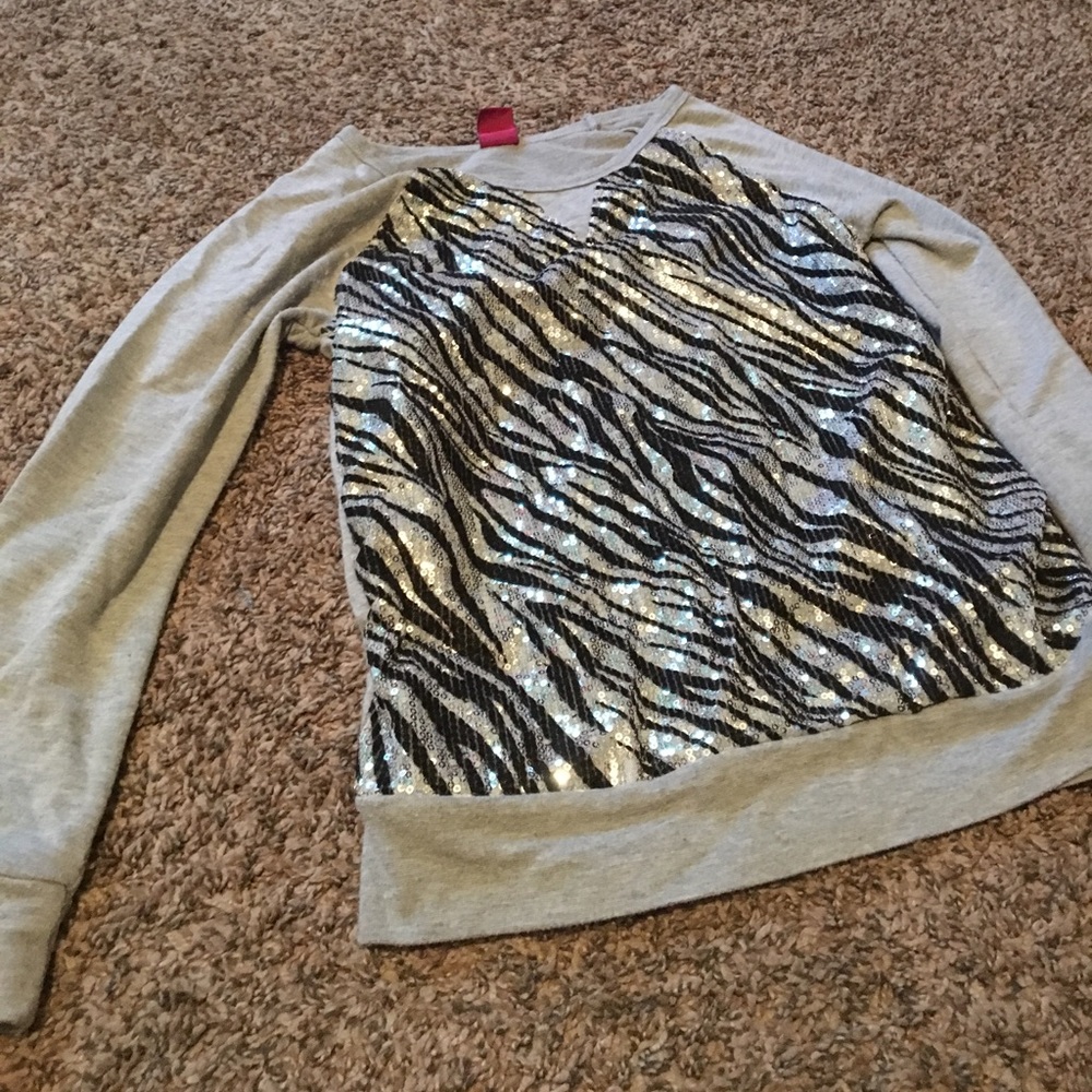 Zebra print sweater