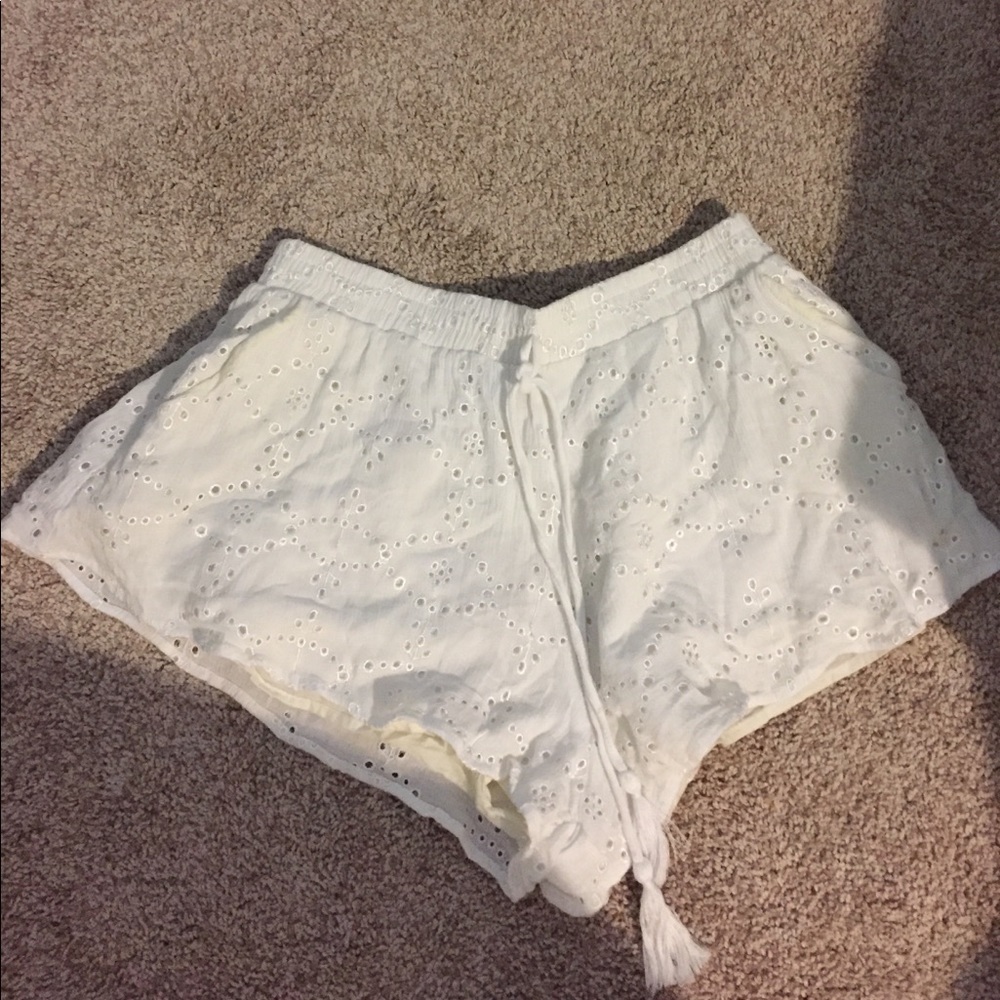 Nordstrom Glamorous white shorts