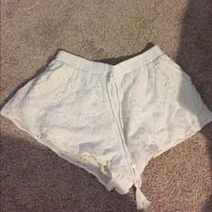 Nordstrom Glamorous white shorts