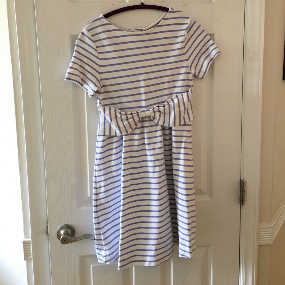 Kids Kate Spade periwinkle striped dress
