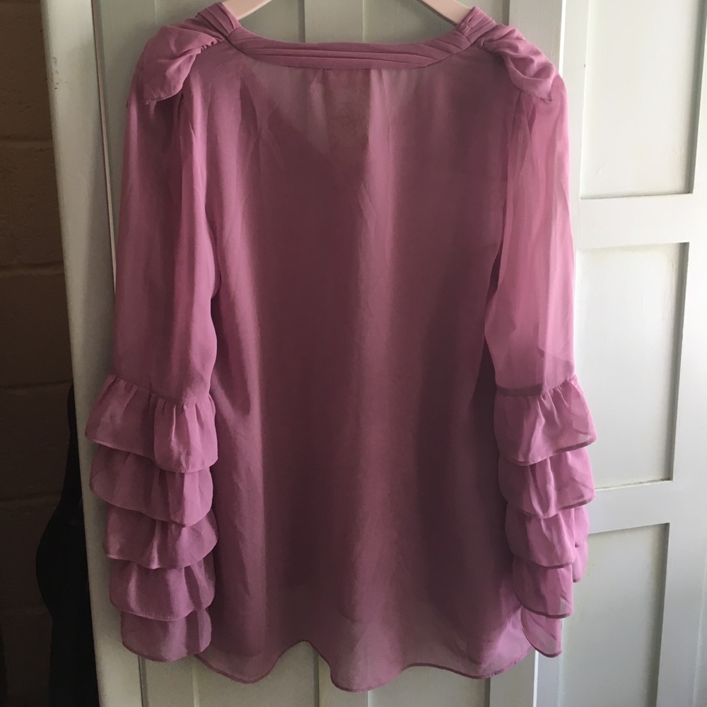 Lilac mariachi sleeve top - Picture 2 of 2