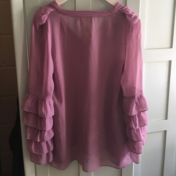 Lilac mariachi sleeve top - Picture 2 of 2