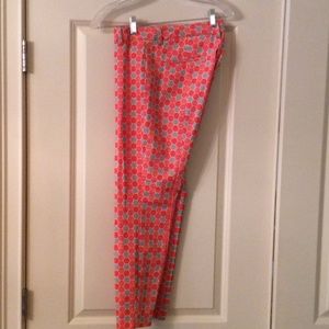 Geometric Print Cropped Pant