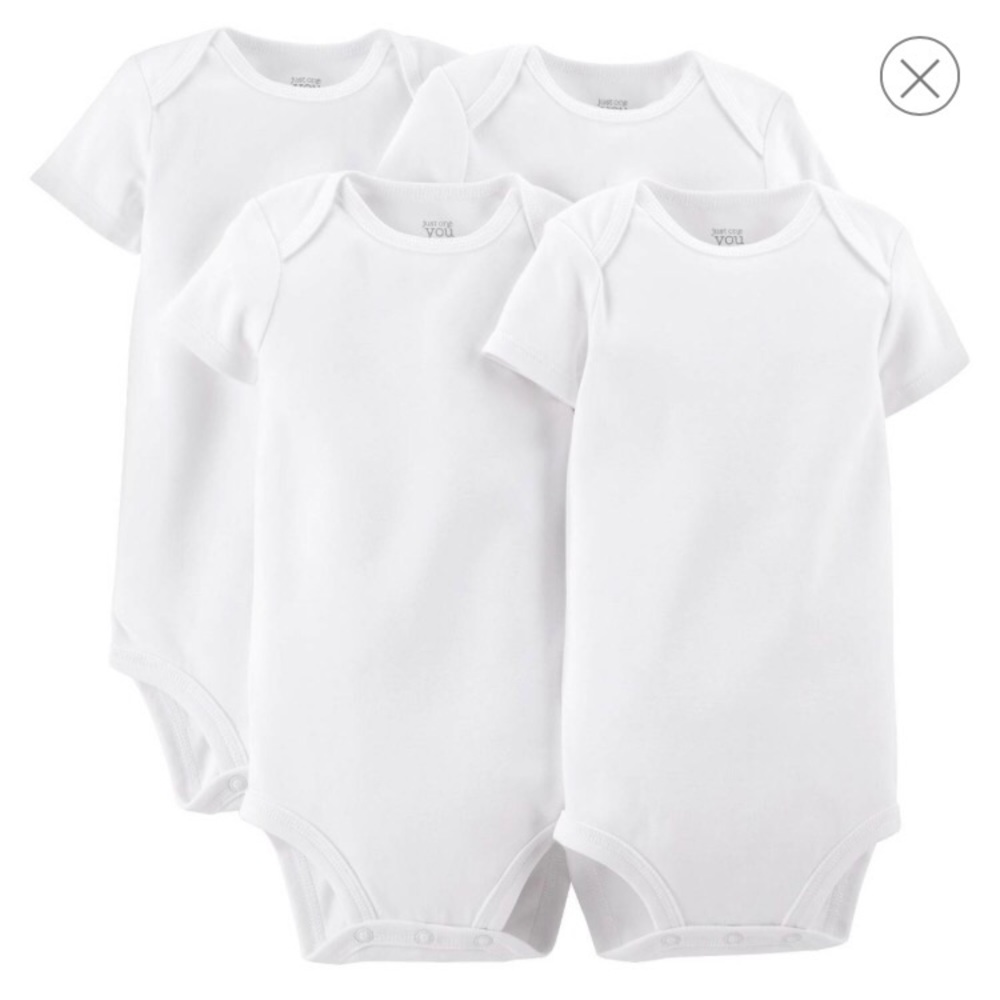 Just One You by Carter's Short Sleeve Bodysuit 4pk