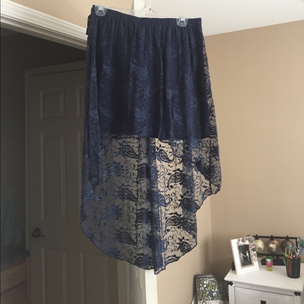 Navy blue skirt