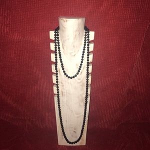 Long beaded necklace