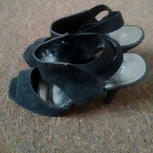 Black high heels