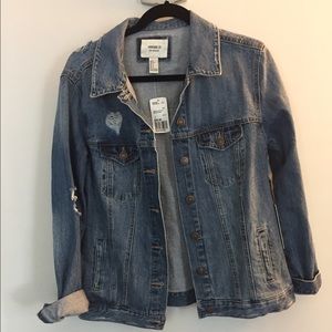NWT distressed denim / jean jacket