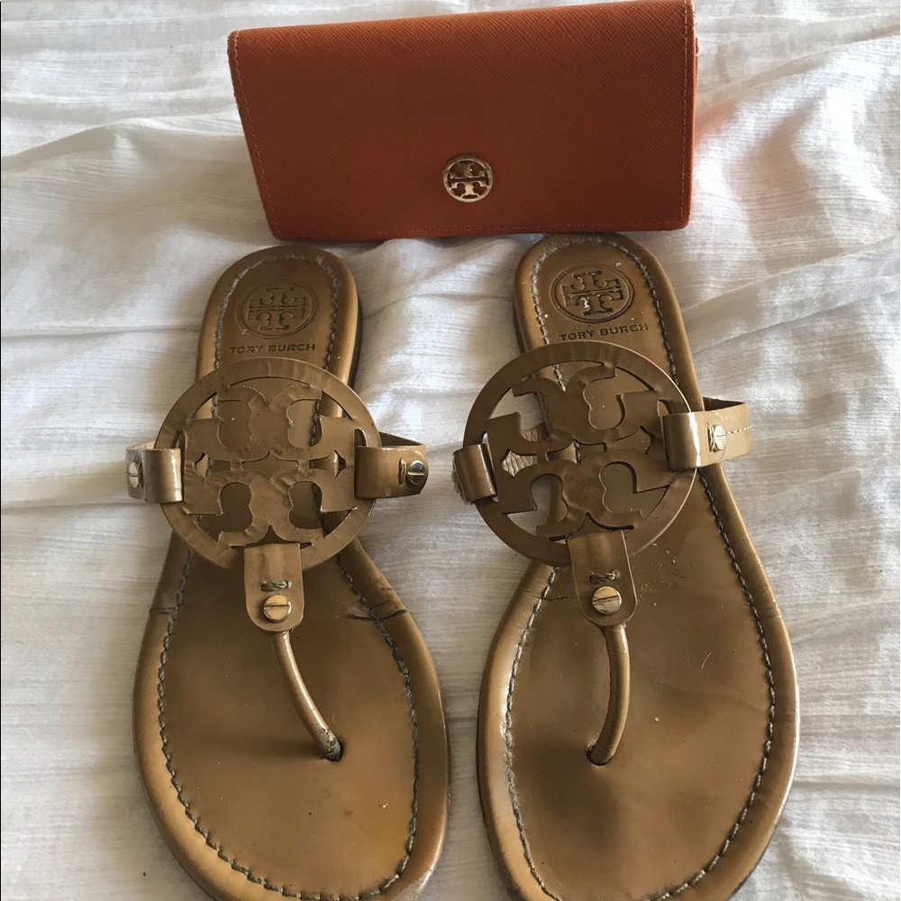 Tory Butch Miller Sandals-Nude