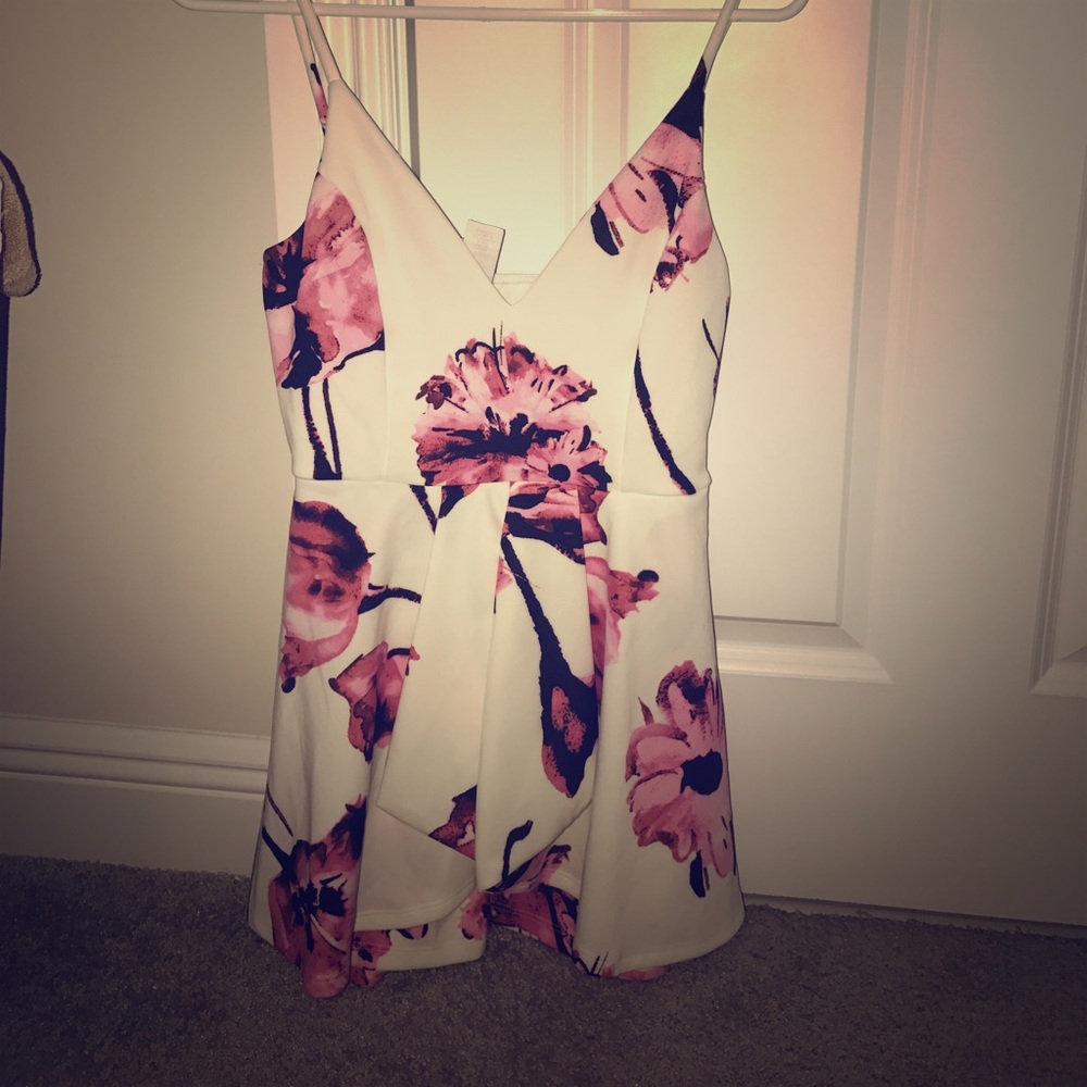 Summer flower romper
