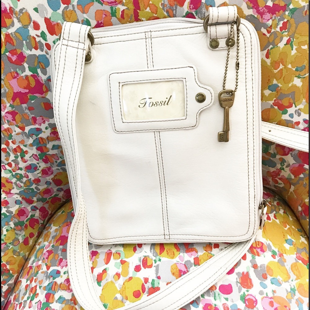 Vintage leather Fossil bag