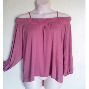 Plus Size Off Shoulder Top New