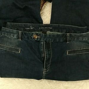 Lane Bryant Flare Leg Genius Fit Jeans