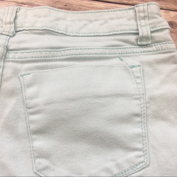 SOLD 2 Mossimo Light Green Fold Up Low Rise Shorts - Picture 6 of 8