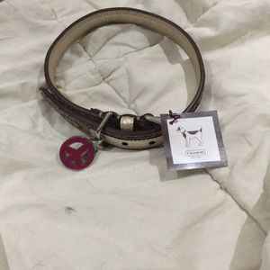 Coach dog collar