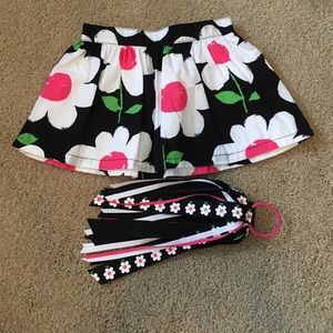 Gymboree shirt with hair accessory