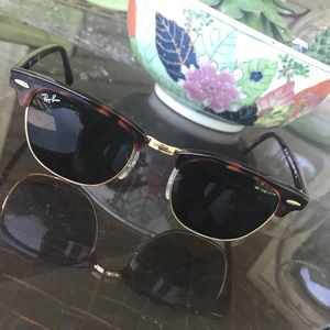Rayban CLUBMASTER authentic tortoise gold