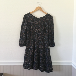 FOREVER 21 Floral Dress with ¾ Sleeves