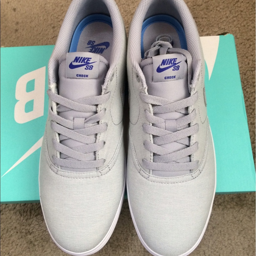 Nike Sb check solar sneakers canvas stake men shoe